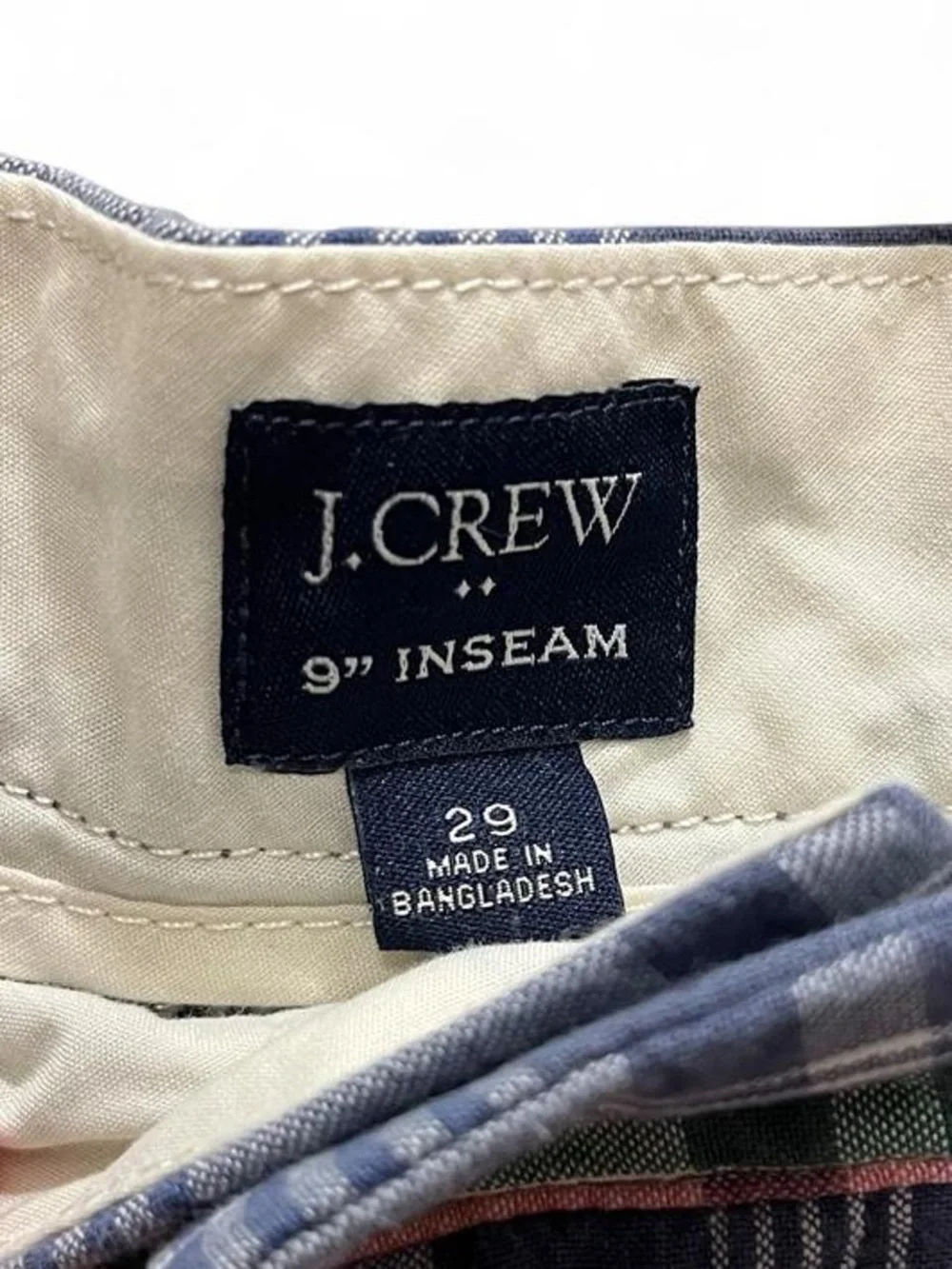 J.Crew Plaid Preppy 100% Cotton Spring Semi-Formal Men’s 29 Shorts EUC